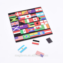 Différentes villes ou pays drapeau EVA magnet aimants magnétiques pour enfants jouets éducatifs